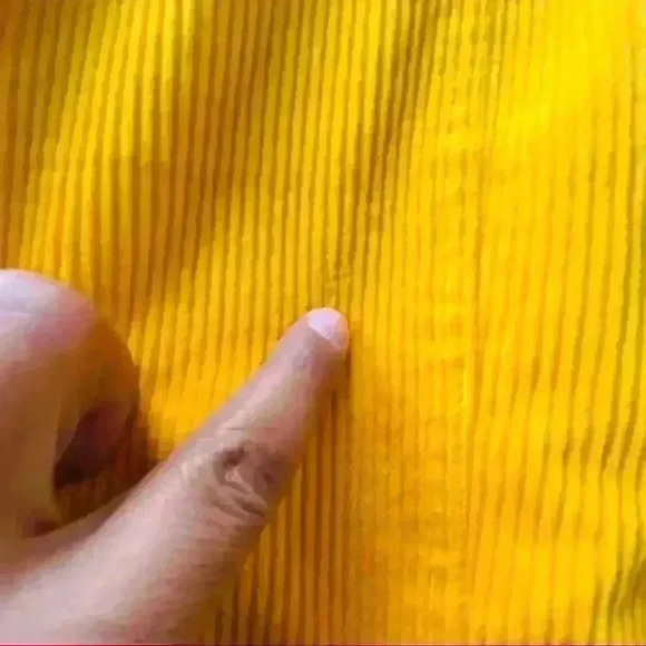 LIZ CLAIBORNE YELLOW CORDUROY SPRING JACKET SIZE  S - Picture 8 of 16